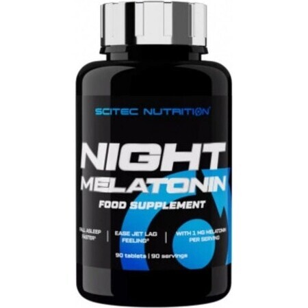 Scitec Nutrition Melatonina Nocturna 1×90 tbl, complemento alimenticio