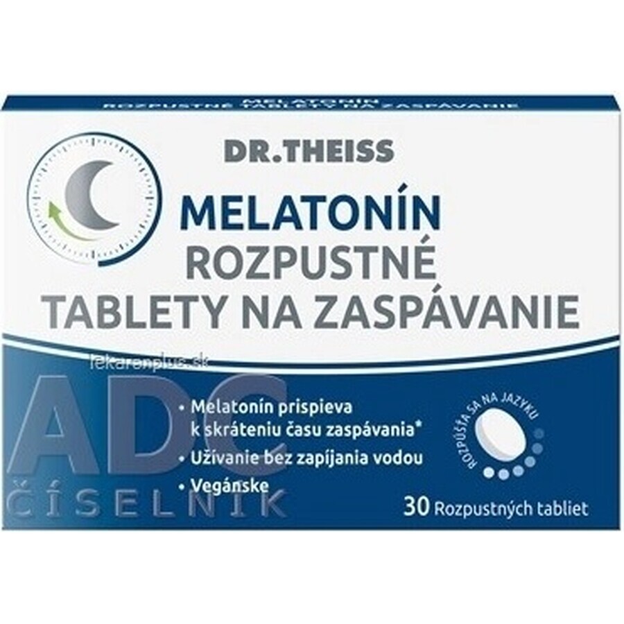 DR.THEISS Melatonin sleep tablets 1×30 tbl, sleep tablets