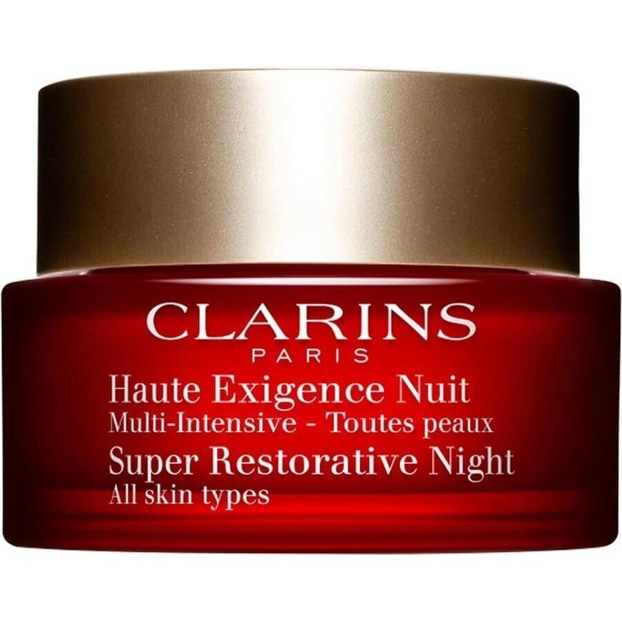 Clarins Crema de Noche para Pieles Maduras 1×50 ml, Crema de Noche