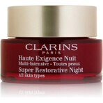 Clarins Crema de Noche para Pieles Maduras 1×50 ml, Crema de Noche