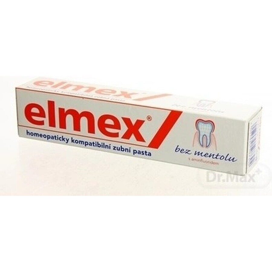 ELMEX PASTA DENTIERA SENZA MENTOLO 1×75 ml, senza mentolo