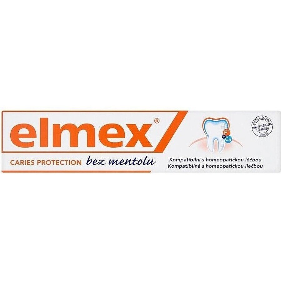 ELMEX PASTA DENTIERA SENZA MENTOLO 1×75 ml, senza mentolo