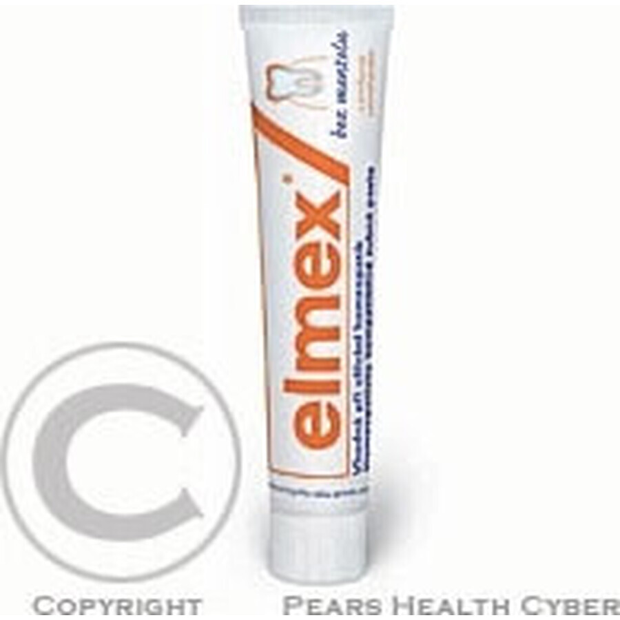 ELMEX PASTA DENTIERA SENZA MENTOLO 1×75 ml, senza mentolo