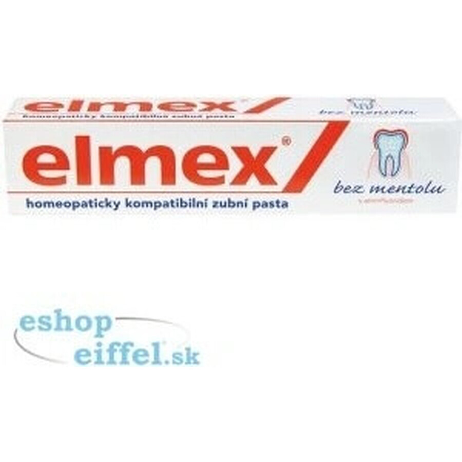 ELMEX PASTA DENTIERA SENZA MENTOLO 1×75 ml, senza mentolo