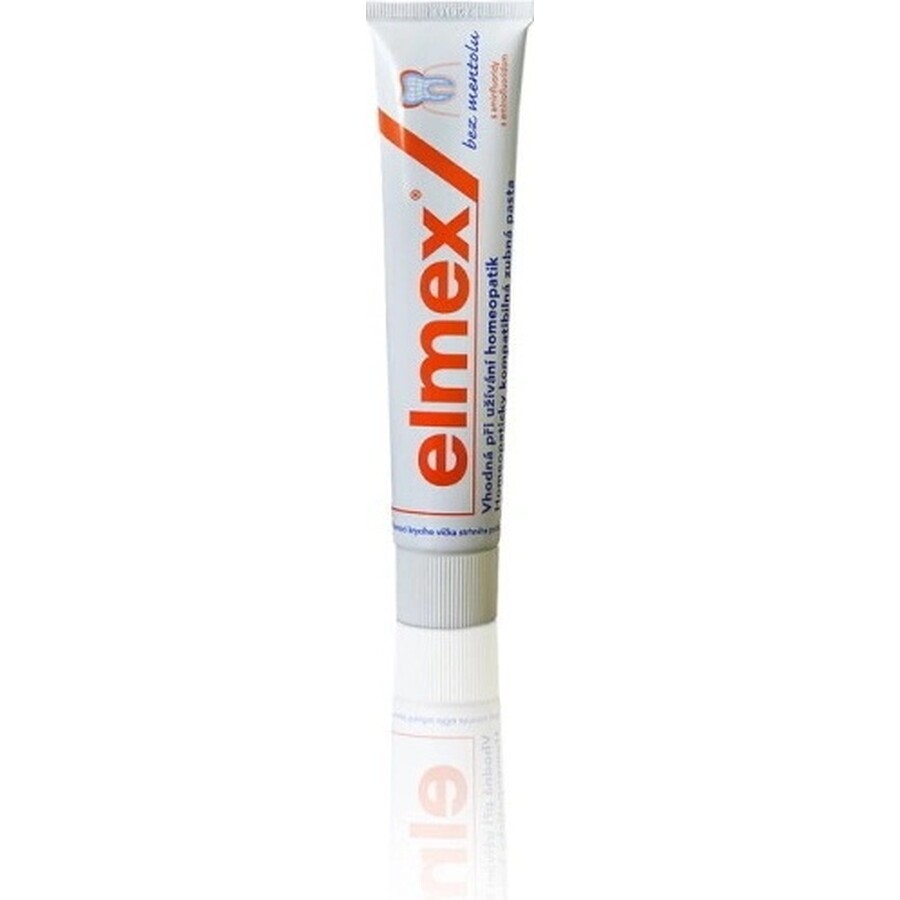 ELMEX PASTA DENTIERA SENZA MENTOLO 1×75 ml, senza mentolo