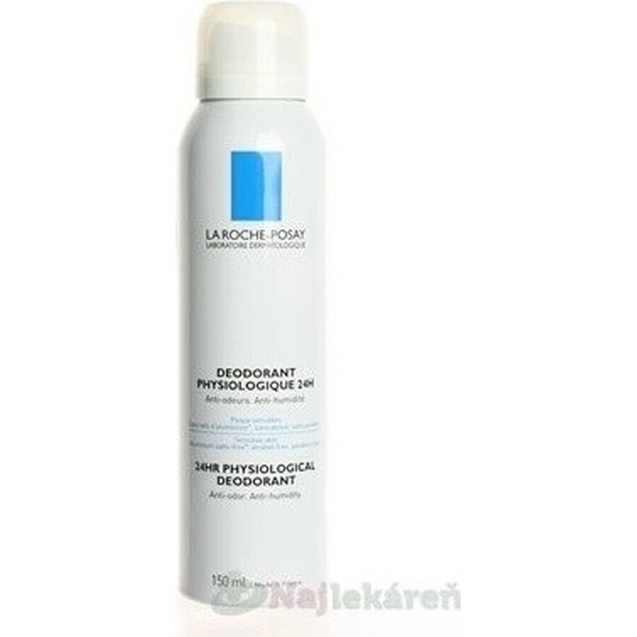 LA ROCHE-POSAY Physiological Deodorant Spray for Sensitive Skin 48H 150 ml 1×150 ml 1×150 ml, deodorant