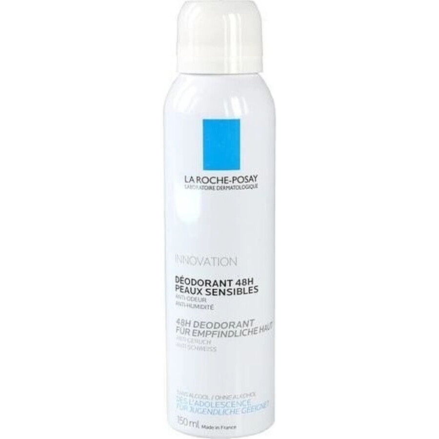 LA ROCHE-POSAY Physiological Deodorant Spray for Sensitive Skin 48H 150 ml 1×150 ml 1×150 ml, deodorant