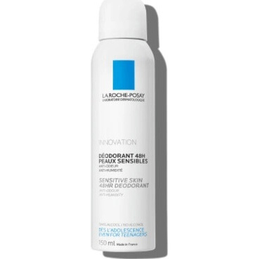 LA ROCHE-POSAY Physiological Deodorant Spray for Sensitive Skin 48H 150 ml 1×150 ml 1×150 ml, deodorant