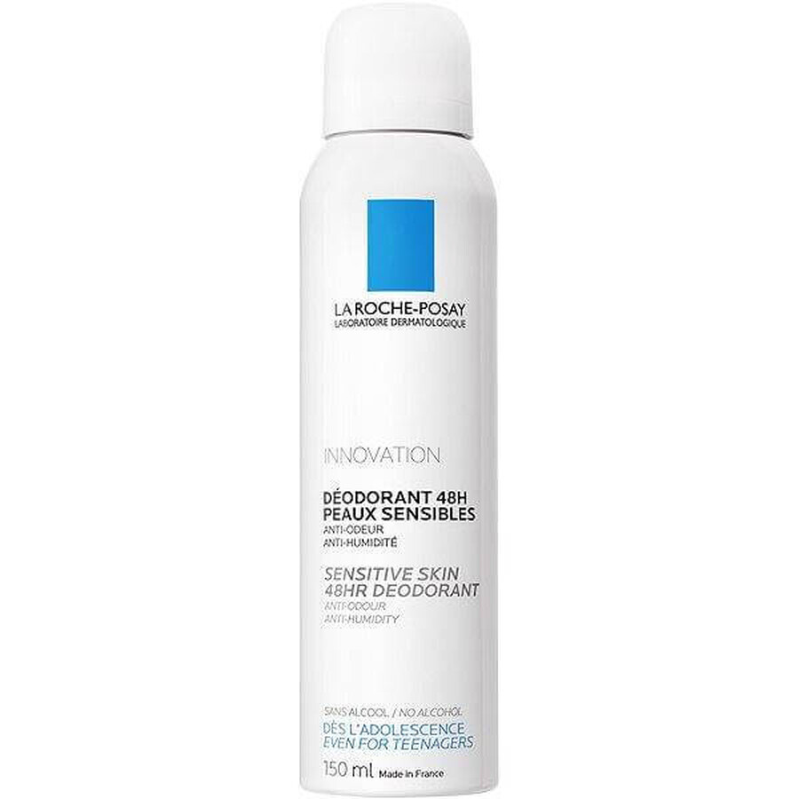 LA ROCHE-POSAY Physiological Deodorant Spray for Sensitive Skin 48H 150 ml 1×150 ml 1×150 ml, deodorant