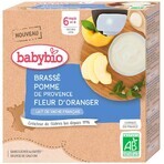 BABYBIO Brassé măr floare de portocal 4x85 g 4×85 g