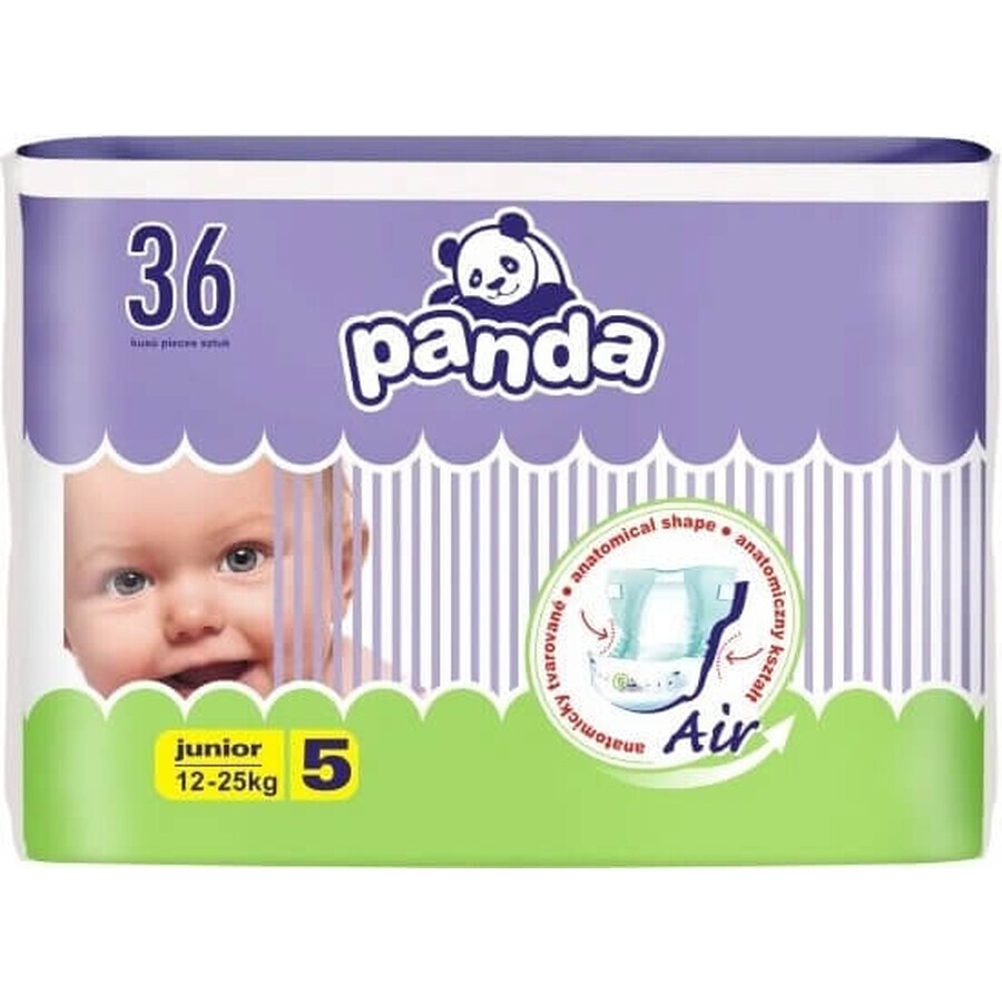 BELLA PANDA Pañales desechables 5 Junior (12-25 kg) 36 piezas 1×36 piezas