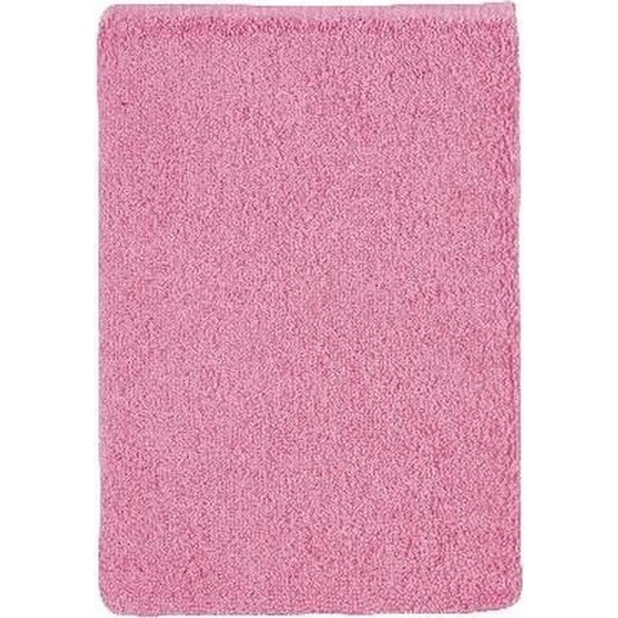 Terry pink wash cloth 1×1 pc, wash cloth