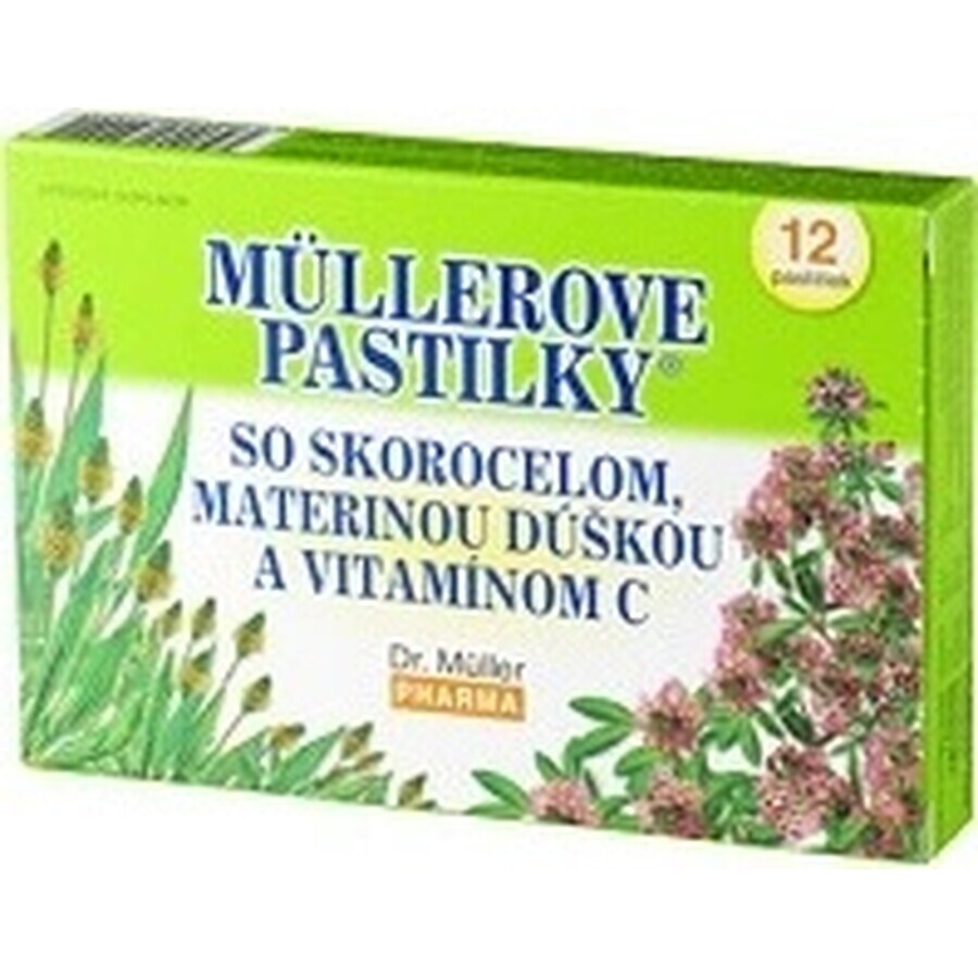 PASTIGLIE MÜLLER CON SKOR. MAT. FIGLIA E VIT. C 1×12 pz, per la tosse