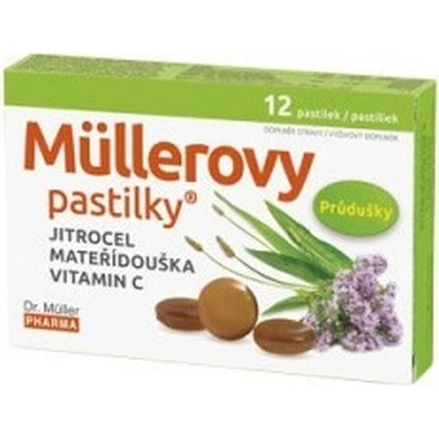 PASTIGLIE MÜLLER CON SKOR. MAT. FIGLIA E VIT. C 1×12 pz, per la tosse