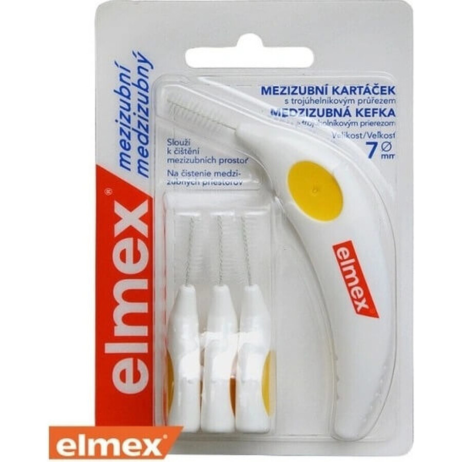 ELMEX INTERDENTAL No.7 YELLOW 1x4 pz, scovolini interdentali