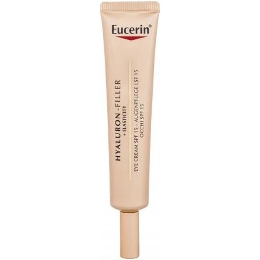 Eucerin HYALURON-FILLER+ELASTICITY Cremă de ochi 1×15 ml, SPF 15