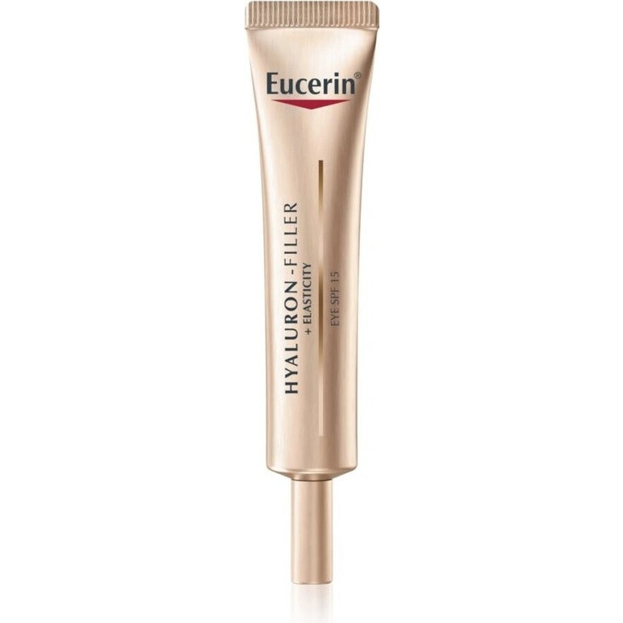 Eucerin HYALURON-FILLER+ELASTICITY Cremă de ochi 1×15 ml, SPF 15