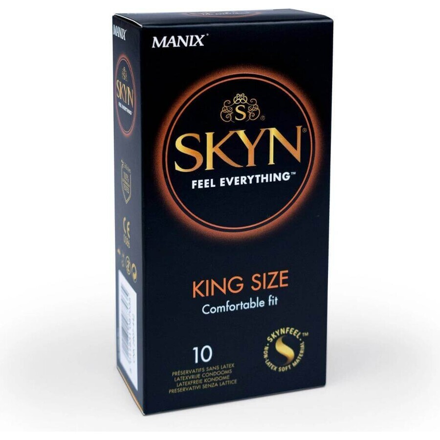 Manix Skyn King Size 1×10 unidades, preservativos