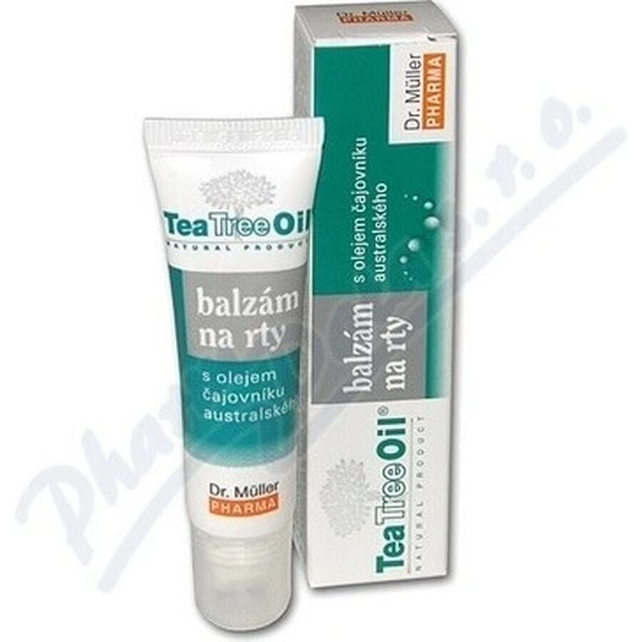 Dr Müller Tea Tree Oil Balsamo per le labbra 1×10 ml, Dr Müller Tea Tree Lip Balm