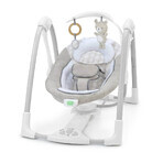 INGENUITY Altalena convertibile con adattatore vibrante con melodia Wynn™ 2in1, 0m+ fino a 9 kg 1×1 pz, altalena per bambini