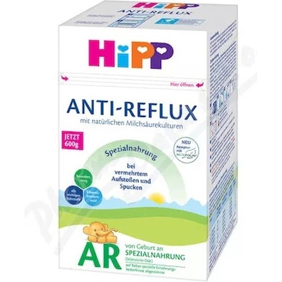 HiPP ANTI-REFLUX AR 1×600 g, formula for infants from birth