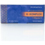 Slovakiapharm B-KOMPLEX + vitamina C 1×30 tbl, integratore alimentare