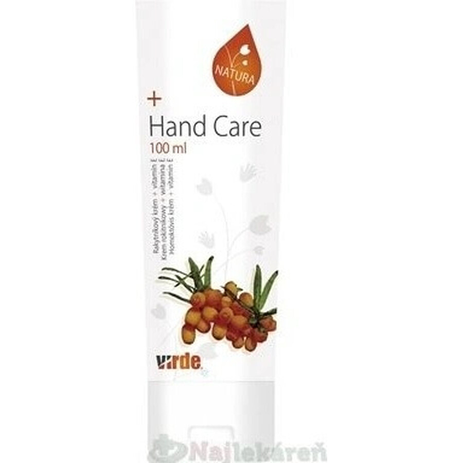 VIRDE HAND CARE CREAM 1×100 ml, crème pour les mains