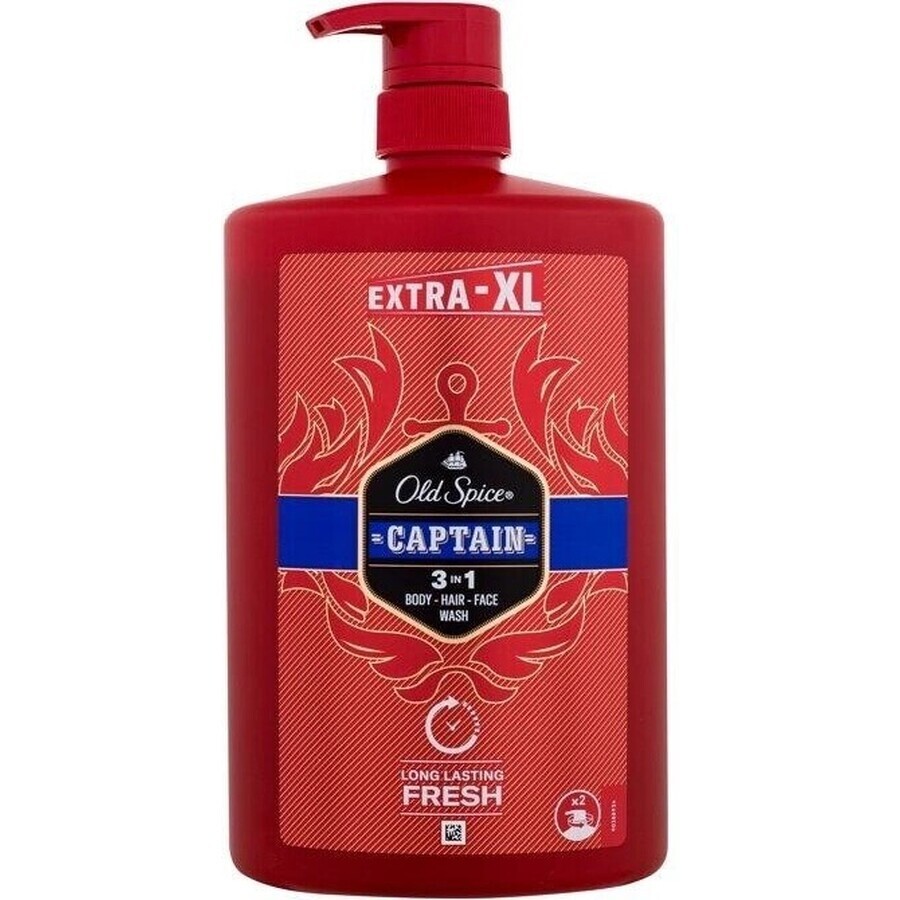 Old Spice SG 1l Captain 1×1000 ml, șampon și gel de duș pentru bărbați