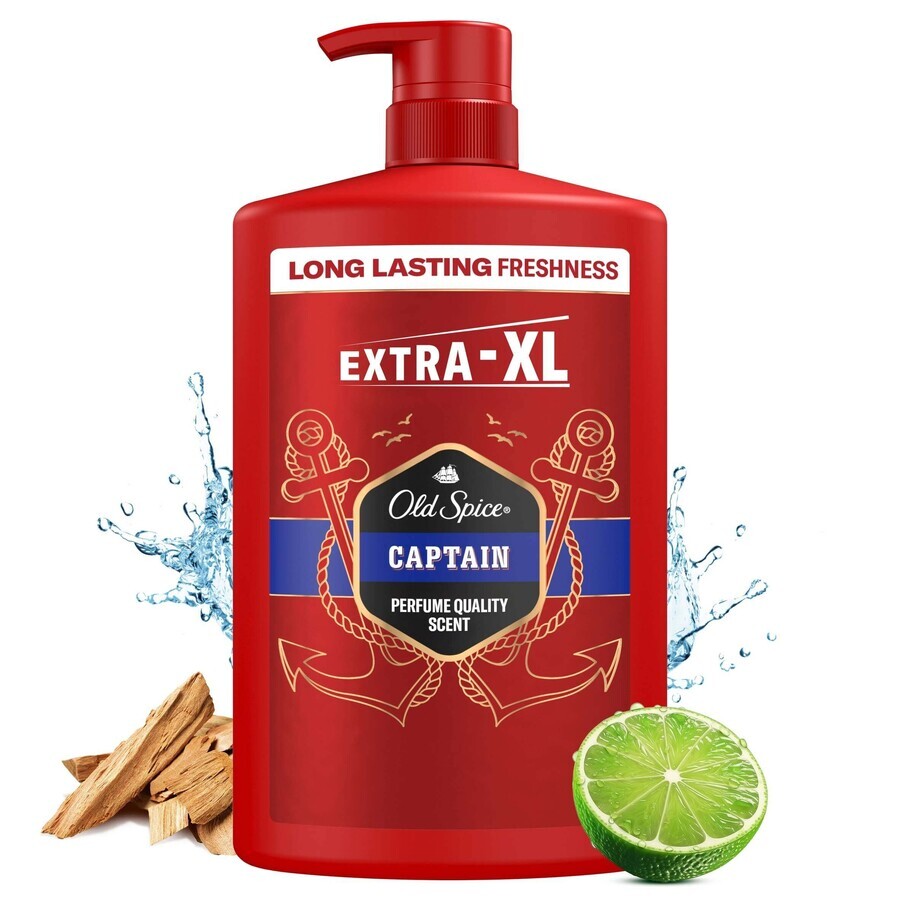 Old Spice SG 1l Captain 1×1000 ml, șampon și gel de duș pentru bărbați