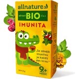 Allnature Tè biologico per bambini Immunità 20×1,5 g, tè per bambini