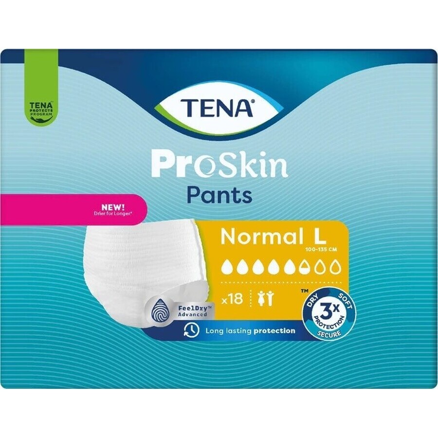 TENA Pantaloni normali L 1×18 pz.