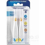 ELGYDIUM CLINIC Trio COMPACT - TRIO 2 interdental brushes in holder (2x blue 1,9 mm+2x blue 2,5-2,2 mm+2x yellow 2,5-2,2 mm+2x orange 3,5-2,7 mm) 6 pcs, 1x1 set