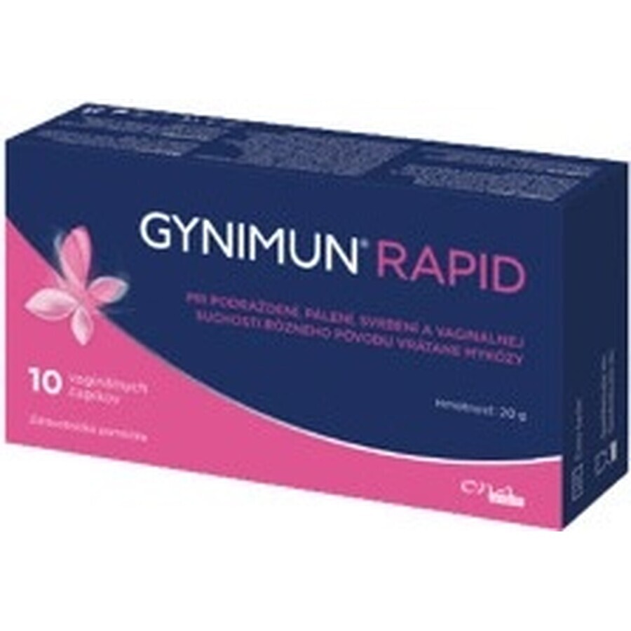 GYNIMUN RAPID 1×10 pezzi, supposte vaginali