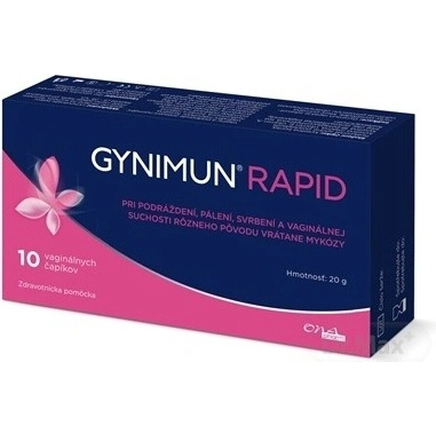 GYNIMUN RAPID 1×10 pezzi, supposte vaginali