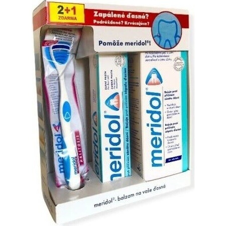 MERIDOL SYSTEM PER gengive doloranti e sanguinanti 1×1 set, igiene dentale