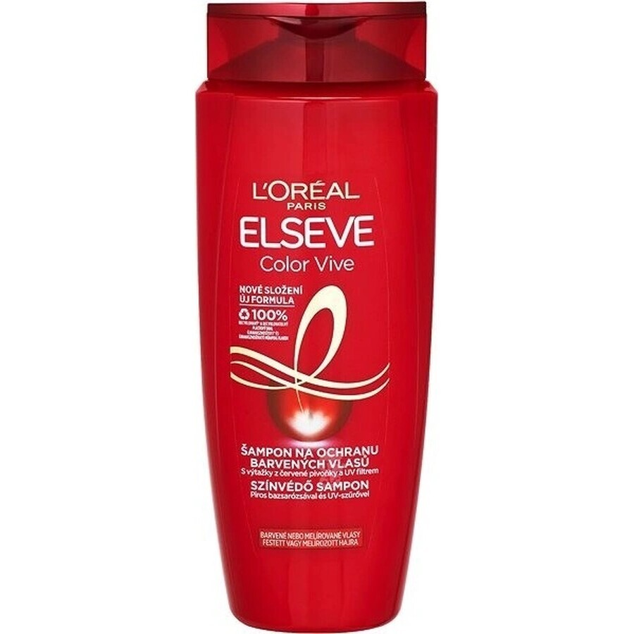 L'Oréal Paris Elseve Color Vive shampooing pour cheveux colorés 1×700 ml, prolonge la couleur des cheveux