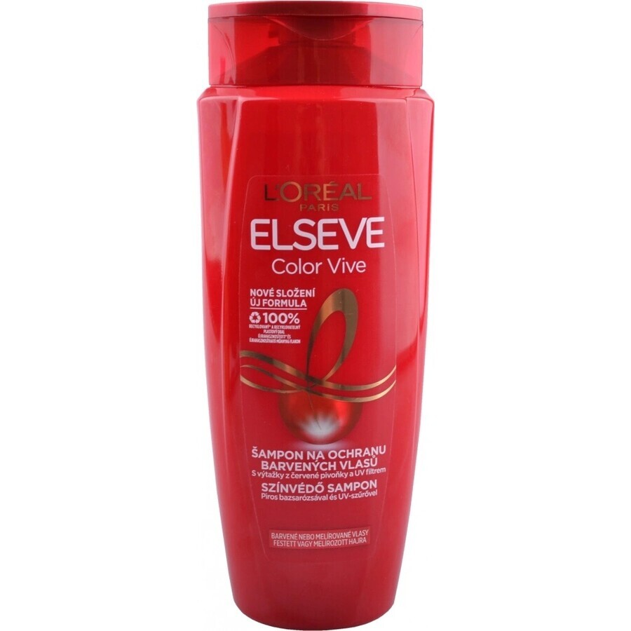 L'Oréal Paris Elseve Color Vive shampooing pour cheveux colorés 1×700 ml, prolonge la couleur des cheveux