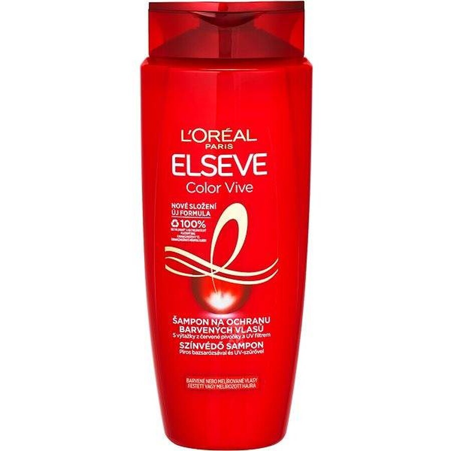 L'Oréal Paris Elseve Color Vive shampooing pour cheveux colorés 1×700 ml, prolonge la couleur des cheveux