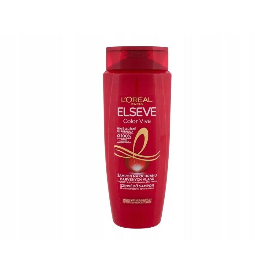 L'Oréal Paris Elseve Color Vive shampooing pour cheveux colorés 1×700 ml, prolonge la couleur des cheveux