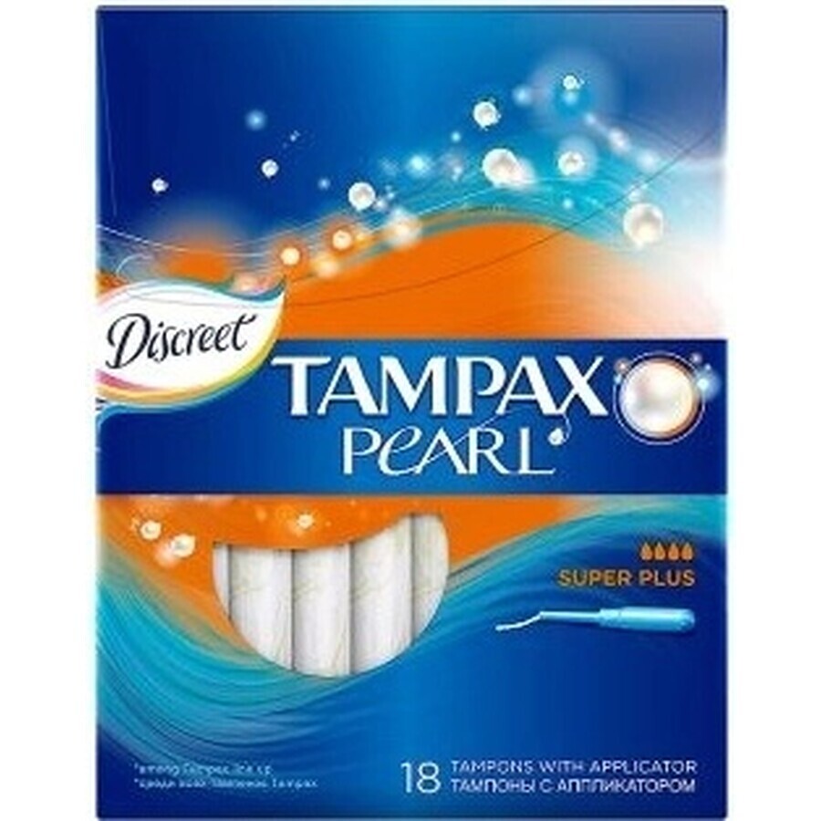 Tampax NON-PLASTIC Super Plus 18 pcs 1×18 pcs, tampons