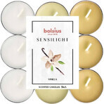 BOLSIUS Teelichter sensilight VANILLA 1×9 Stück, dreifarbig