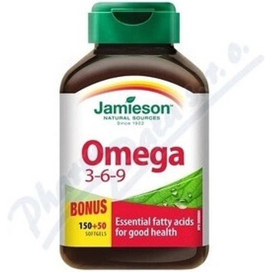 JAMIESON OMEGA 3-6-9 1×200 tbl, food supplement