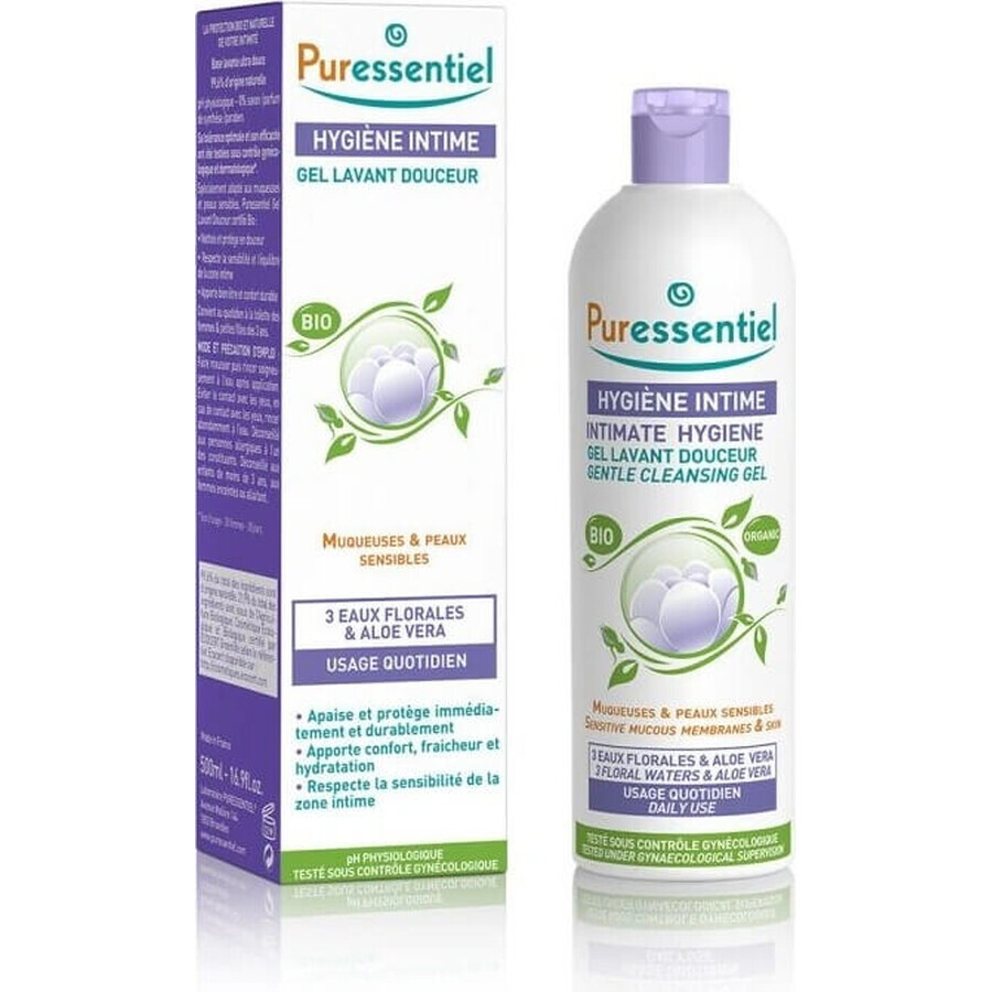 PURESSENTIEL ORGANIC Intimate Cleansing Gel 1×250 ml, intimate hygiene gel