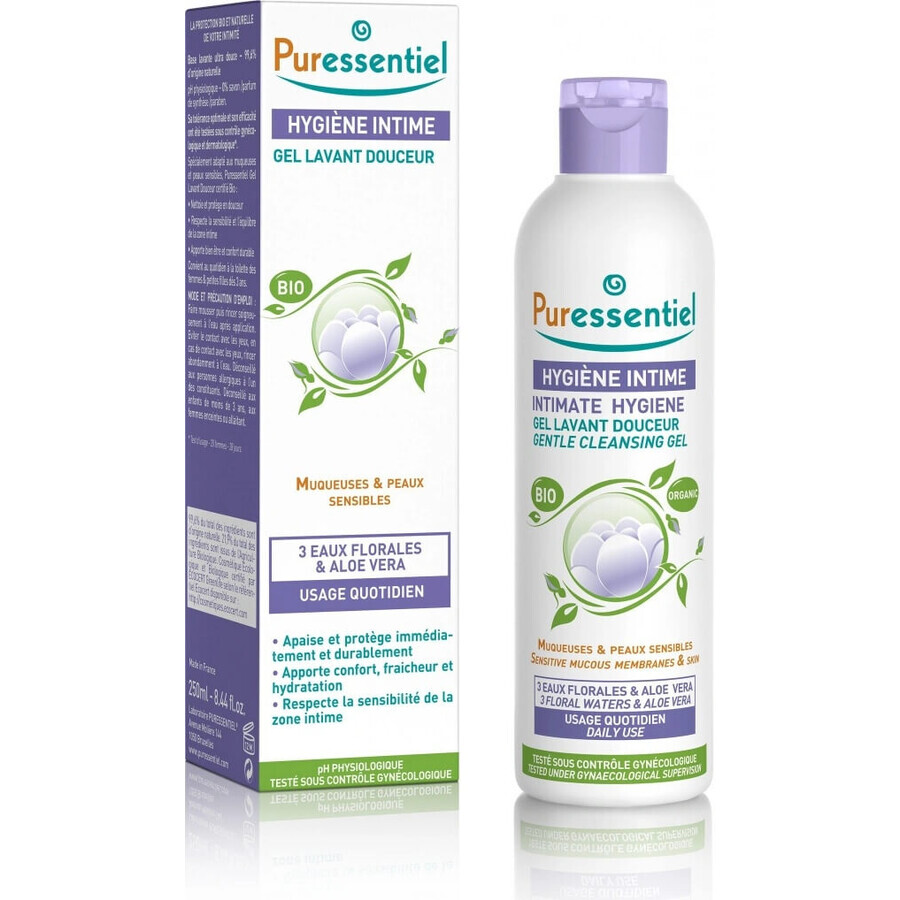 PURESSENTIEL ORGANIC Intimate Cleansing Gel 1×250 ml, intimate hygiene gel