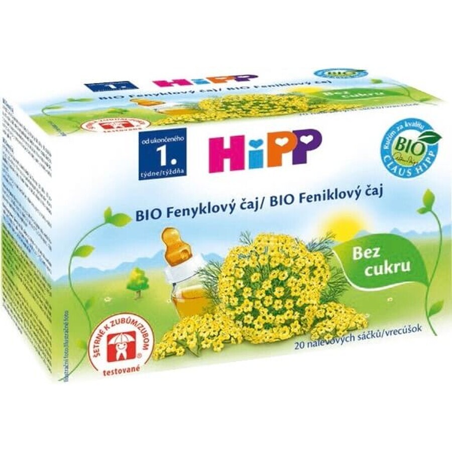 HiPP BIO Fennel tea 20×1,5 g, fennel tea