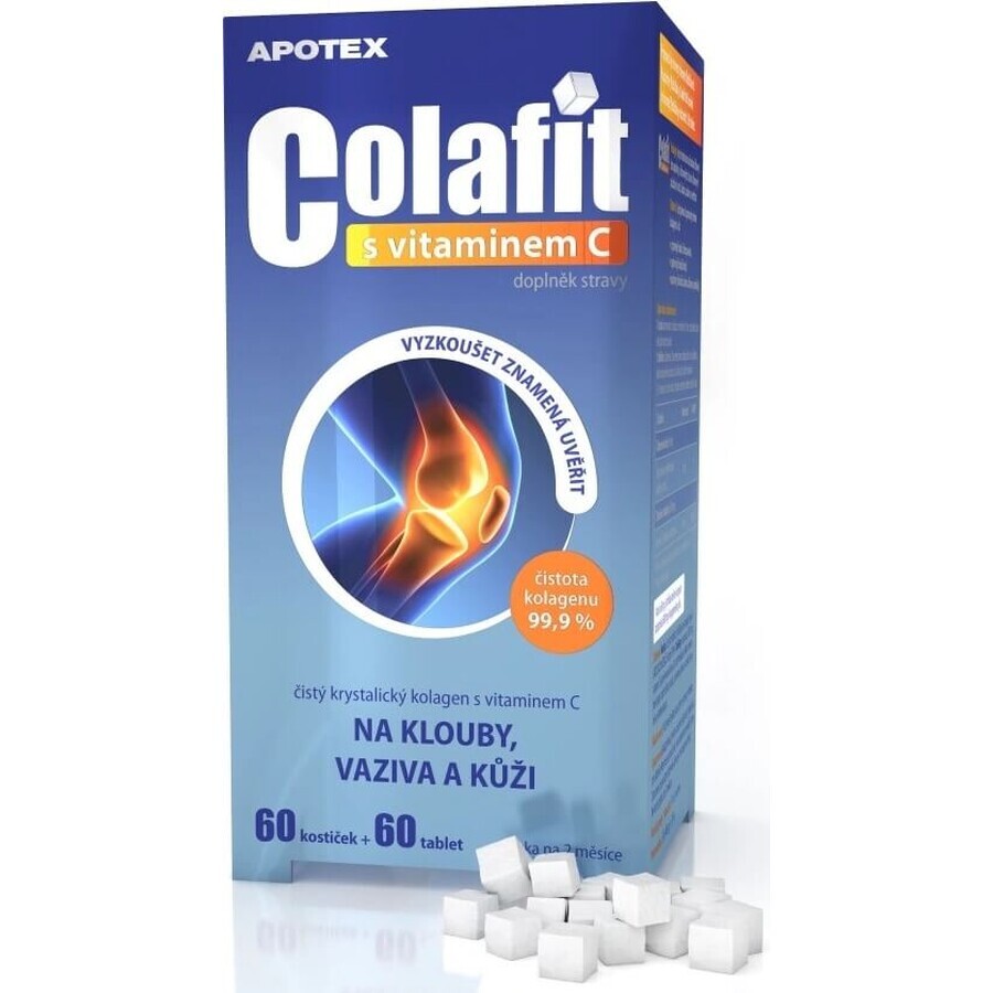 COLAFIT con vitamina C 1×1 set, cubetti 60 pz + tbl 60 pz