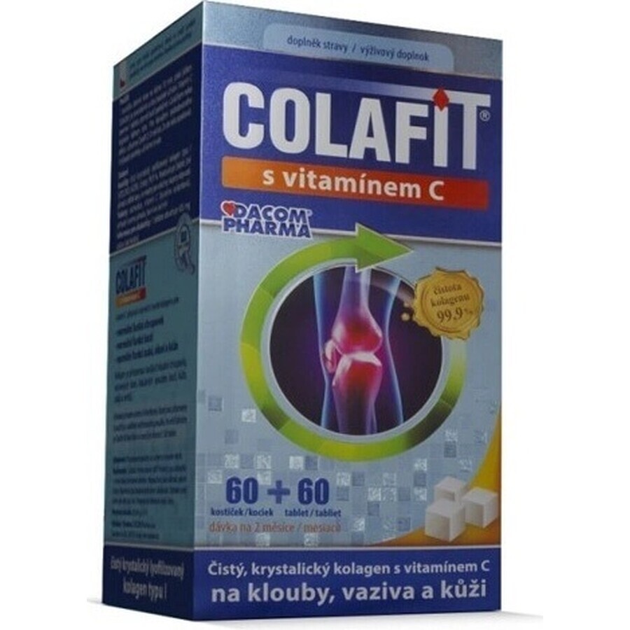 COLAFIT con vitamina C 1×1 set, cubetti 60 pz + tbl 60 pz