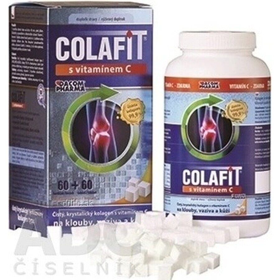 COLAFIT con vitamina C 1×1 set, cubetti 60 pz + tbl 60 pz