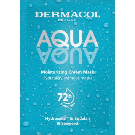 Dermacol AQUA aqua mască de față hidratantă 1×8ml, mască de față hidratantă