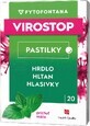 VIROSTOP bustine - menta 1&#215;20 pezzi, integratore alimentare per gola, faringe e corde vocali